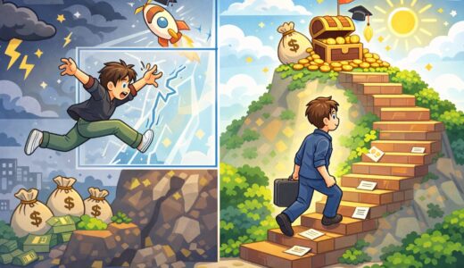 中卒に「一発逆転」はほぼない。現実はコツコツ続けた人だけが残る