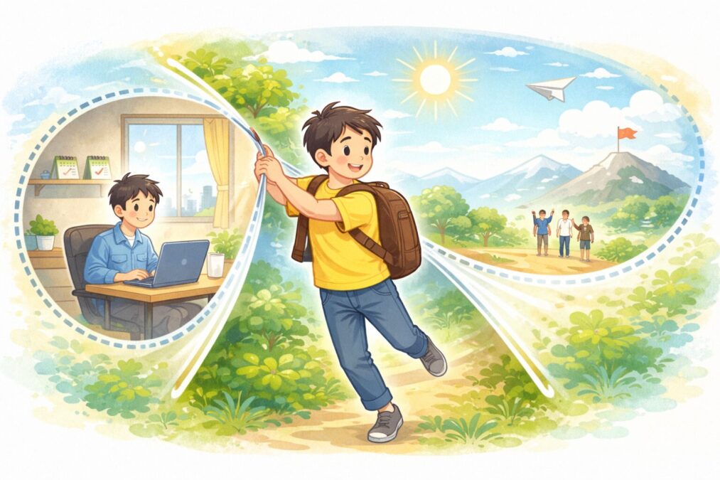 抜け出すんじゃなくて広げる
