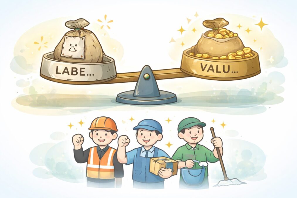 ラベルと一致しない