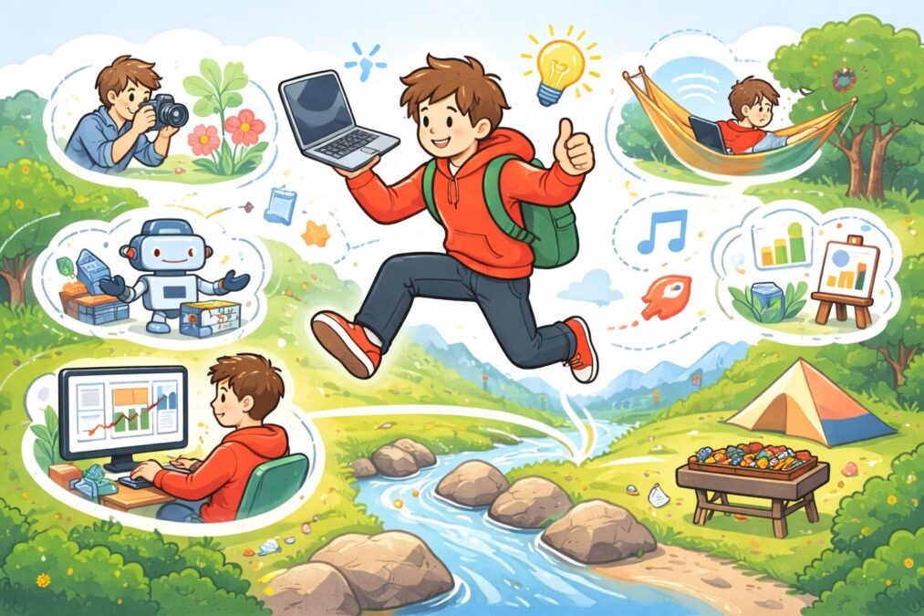 型にはまらない動き