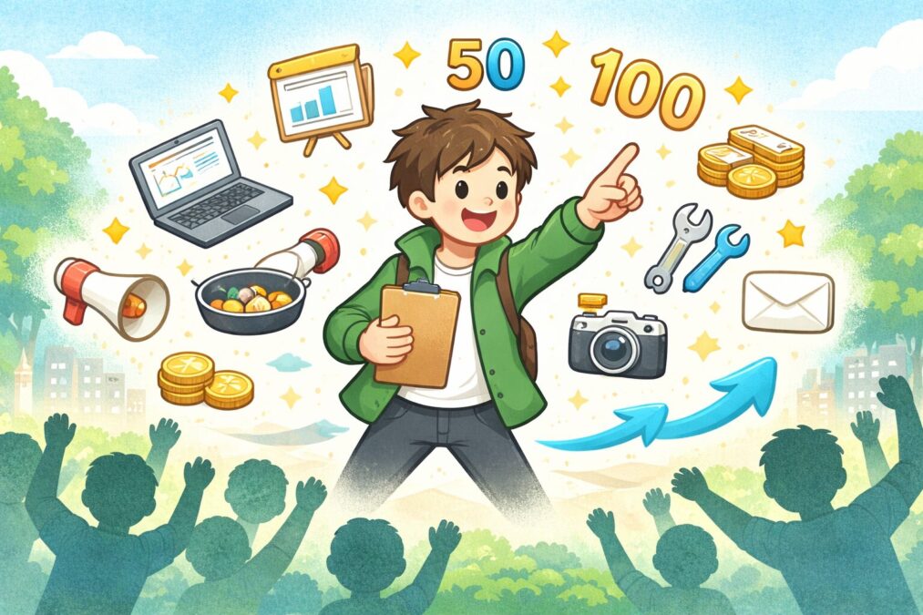 やった数がものを言う