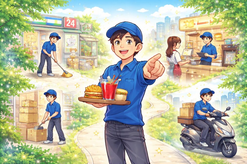 アルバイトから始まる