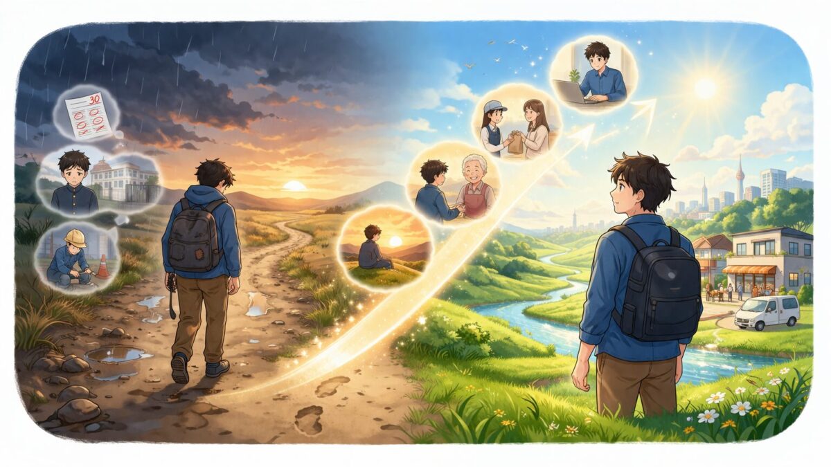 人生はあとから意味が変わる