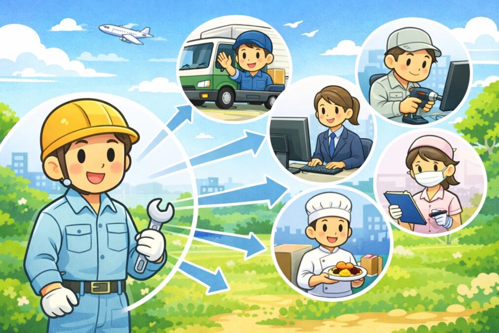 仕事は広がることも多い