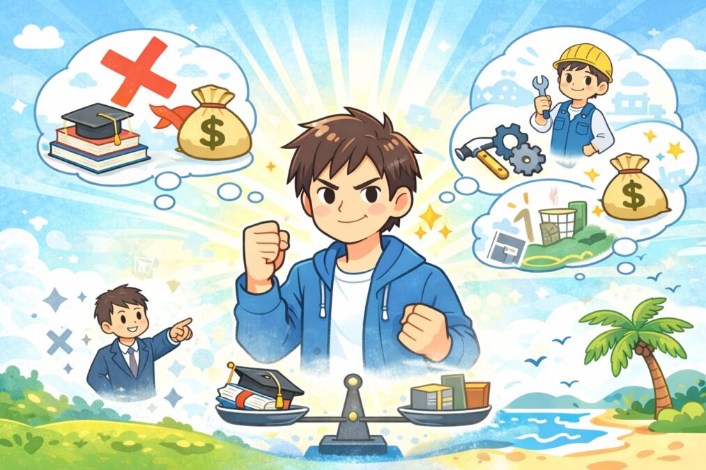 学歴だけで決まるものではない