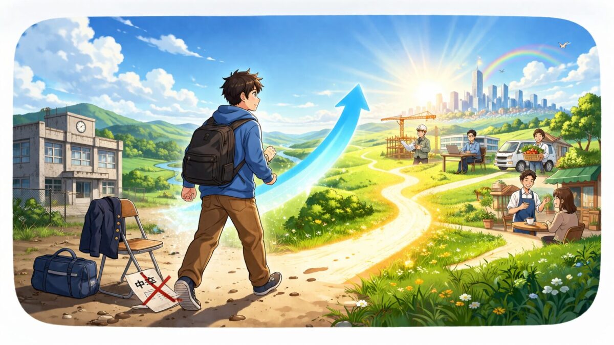 中卒は人生を決めるものではない