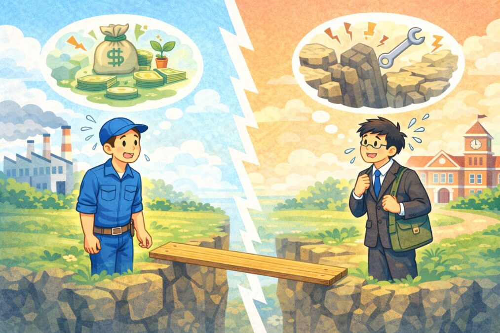 お互いに怖さがある
