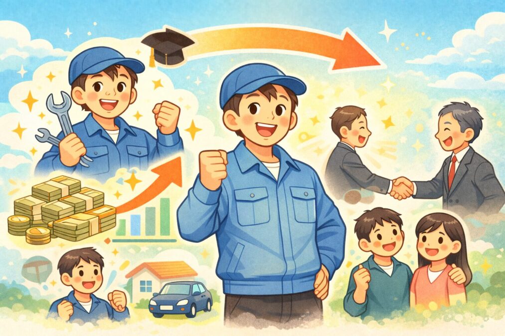 中卒で就職するメリット