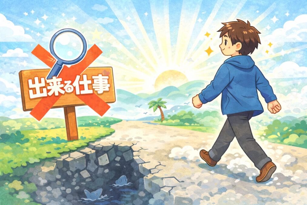 出来る仕事を探す必要はない