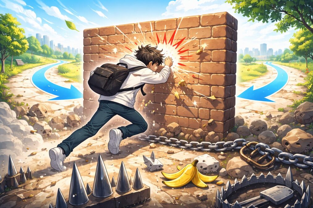 正面ルートが失敗しやすい