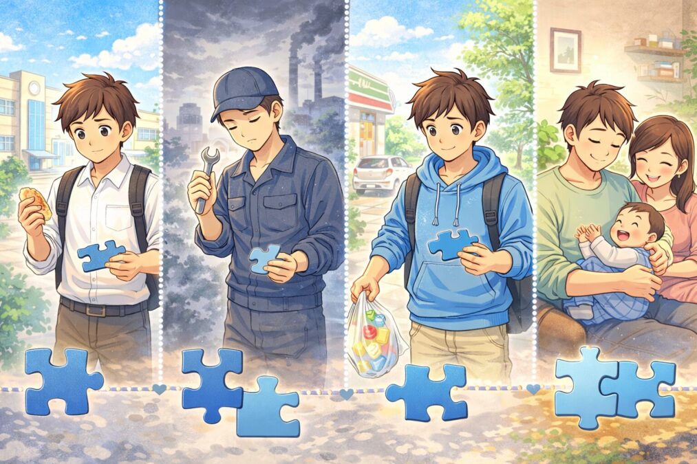 少しずつできていく