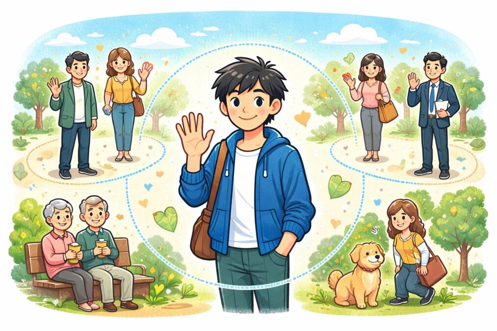 人との距離感を大事にする