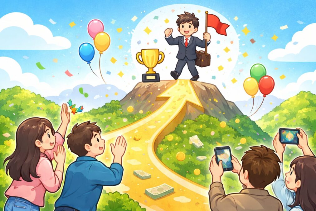 成功ストーリーは目立ちやすい