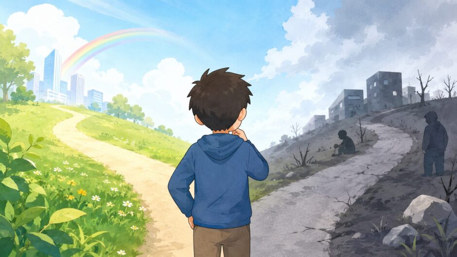 向かっていってる