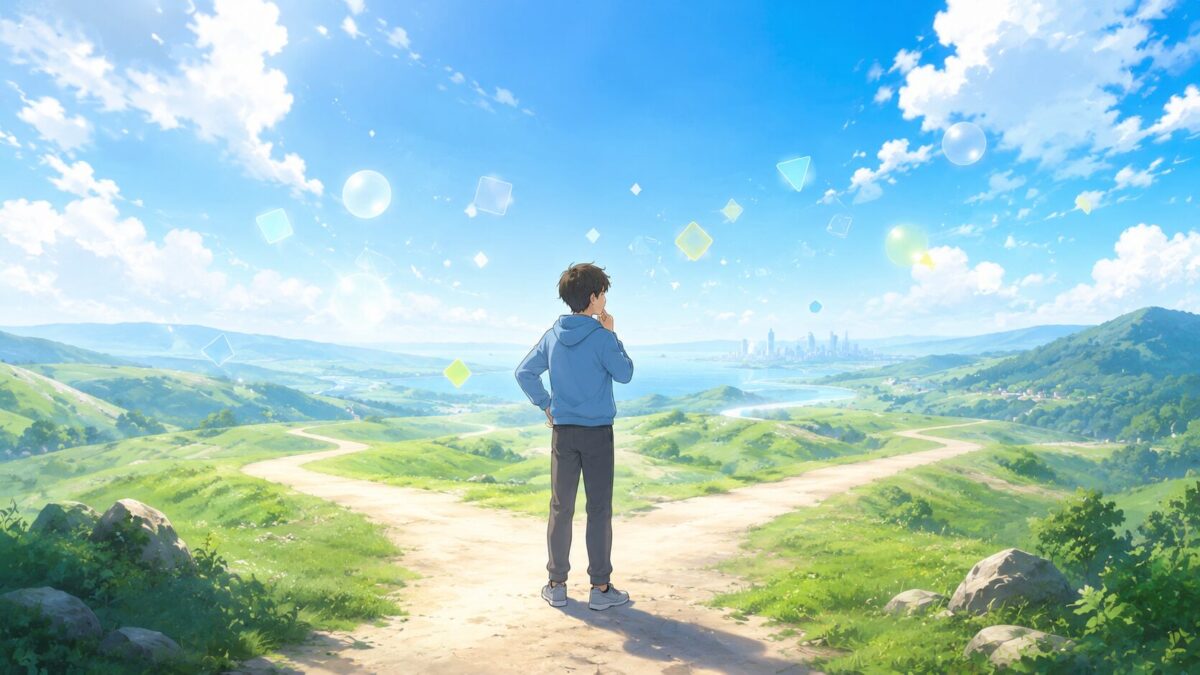 何もない状態から始まる